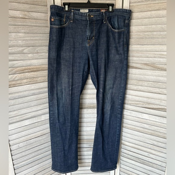 AG Adriano Goldschmied Protege Straight Leg Jeans Mens 38x34 Blue‎ Dark Wash - Picture 2 of 5